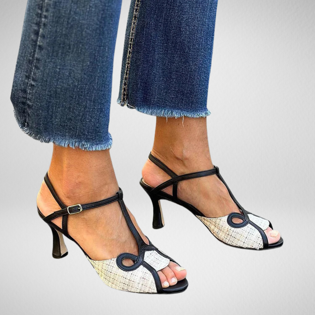 Séraphine Paris | Sandale en talon moyen style retro