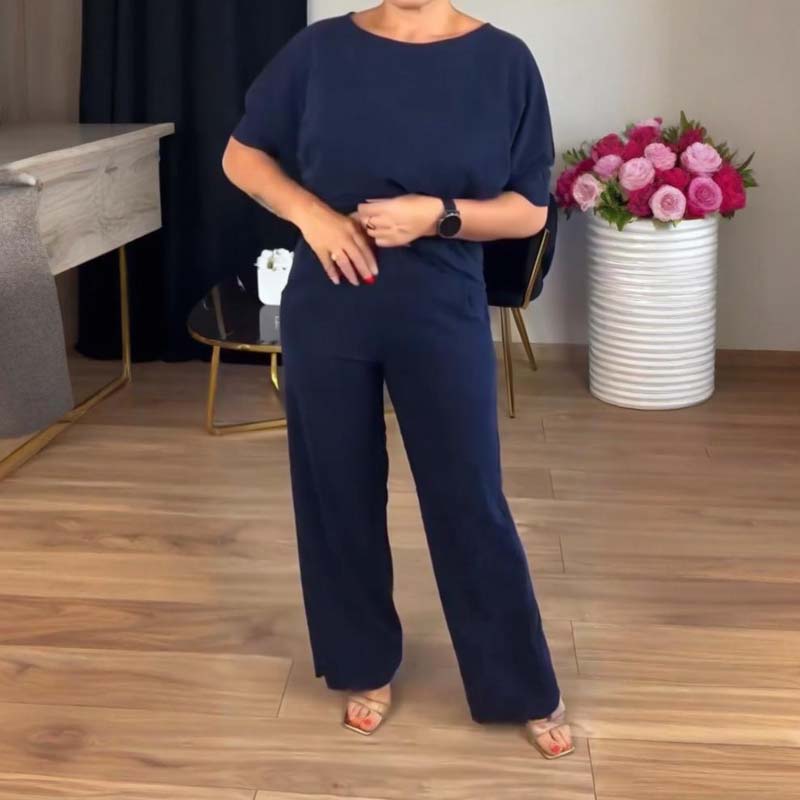 Séraphine™ | Iris | Ensemble 3 pièces élégant avec cardigan long, haut et pantalon