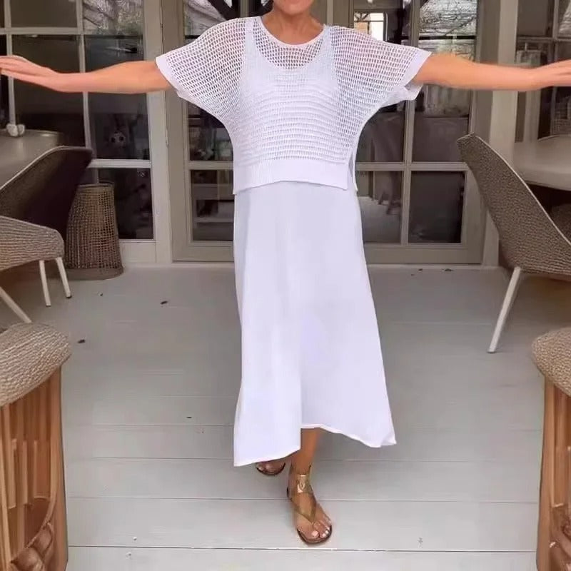 Séraphine™ | Ensemble Frais et Respirant Artisanal