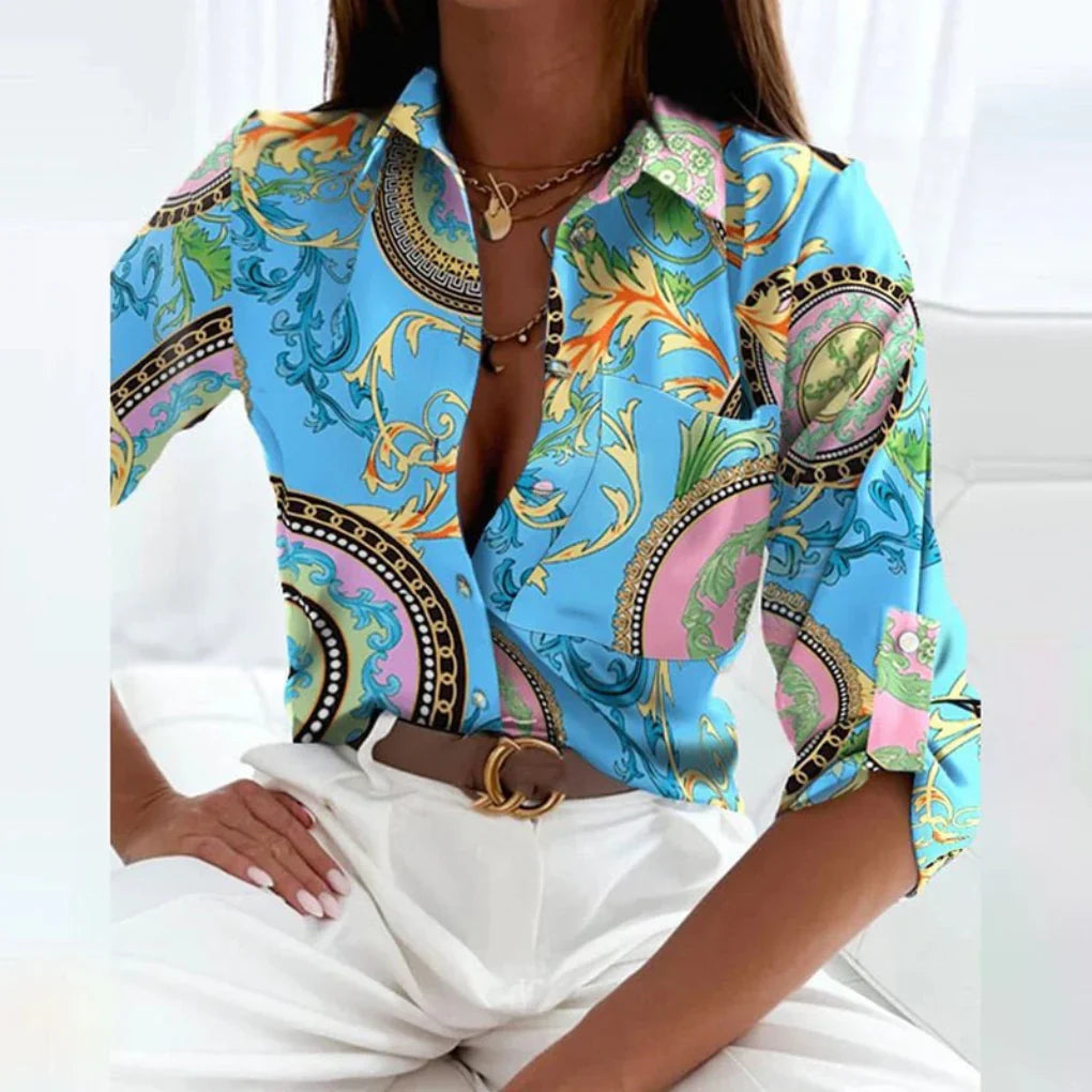 Séraphine™ | Blouse pour femmes avec col pointu sur mesure