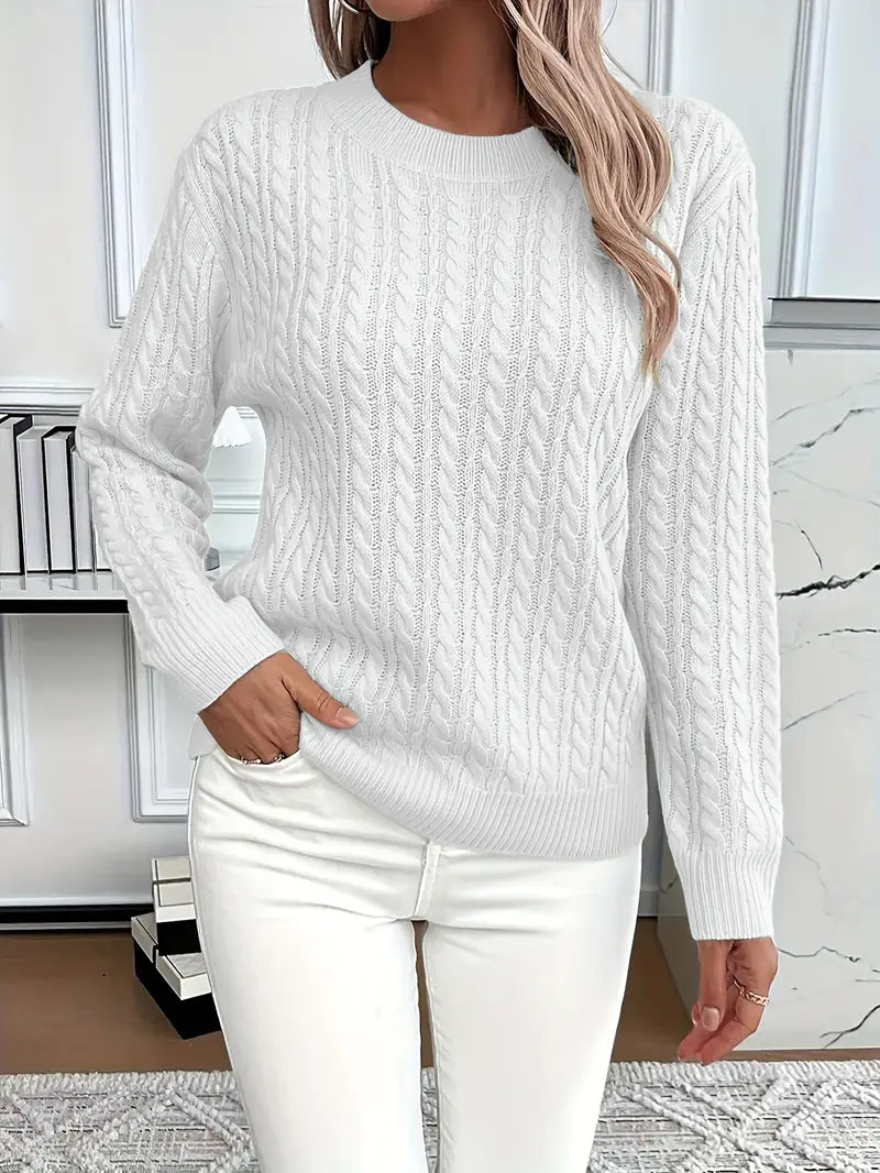 Séraphine™ | Zoe | Pull en tricot à câble