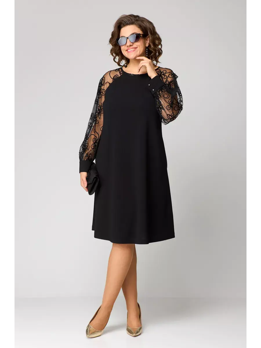 Seraphine™ | Robe Élégante à Manches Dentelle