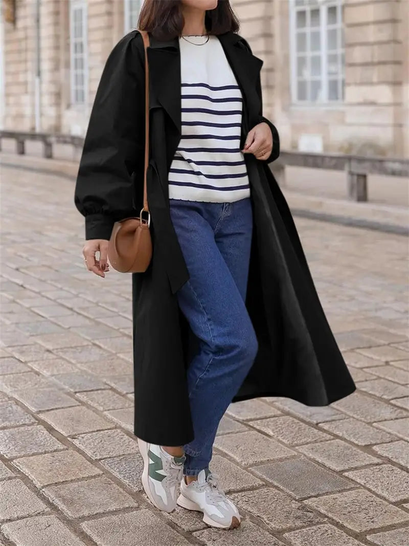 Séraphine™ | Manteau Trench Long Imperméable Femme - Linda