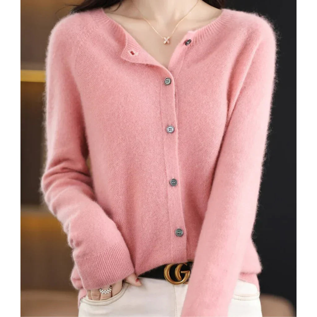 Séraphine™ | Sanna – Cardigan en Laine pour Femmes