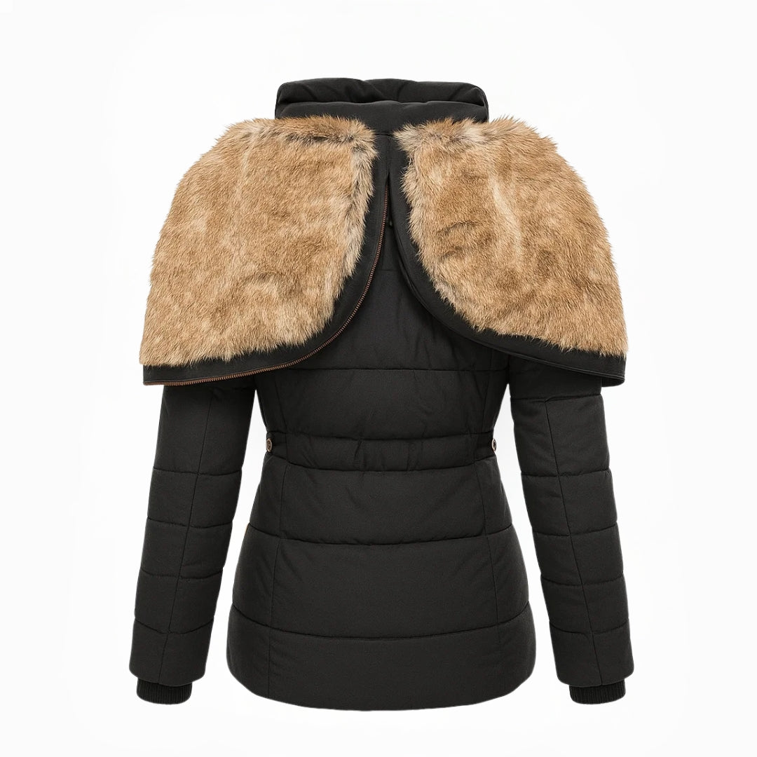 Séraphine™ | Anna | Manteau d'hiver avec doublure en fausse fourrure