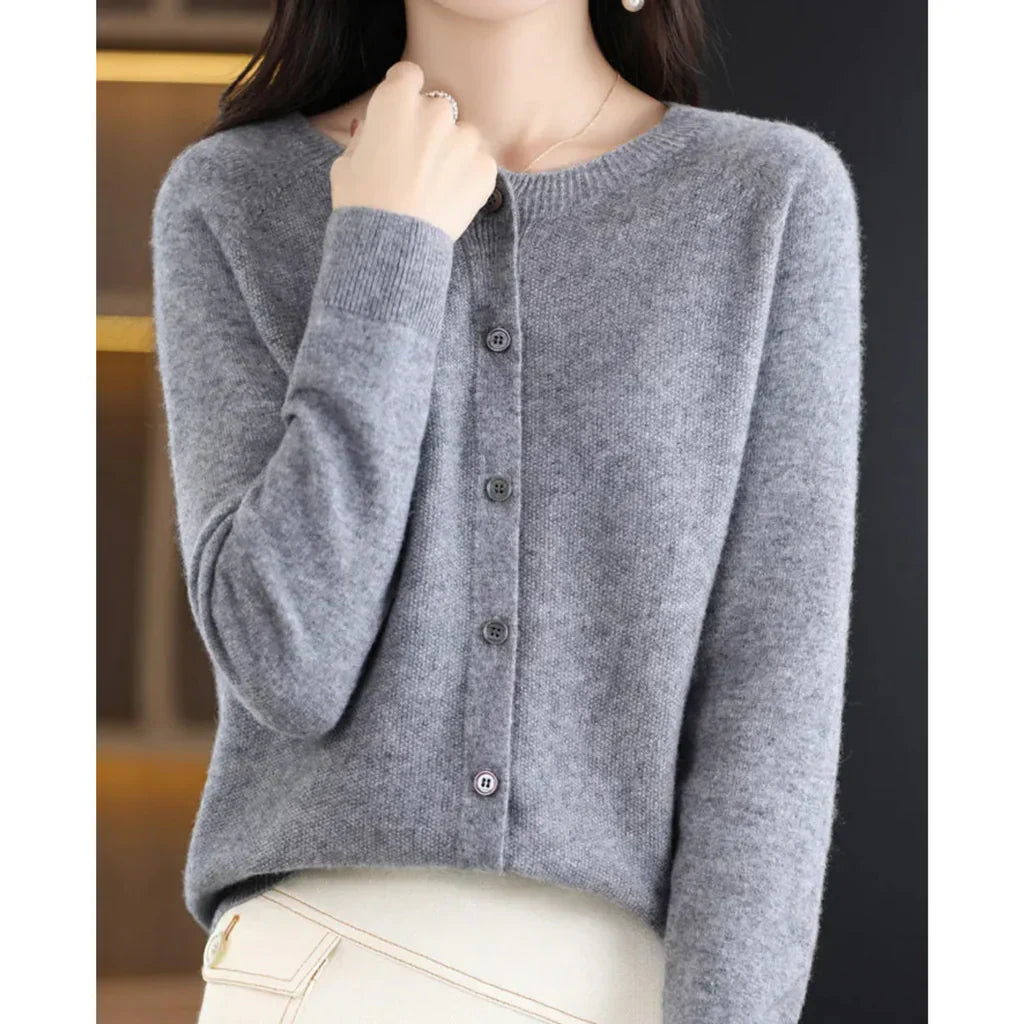 Séraphine™ | Sanna – Cardigan en Laine pour Femmes