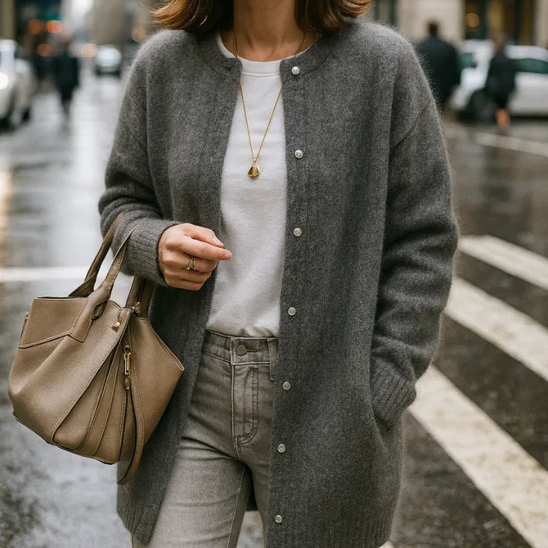 Séraphine™ | Juliette | Cardigan long en laine douce