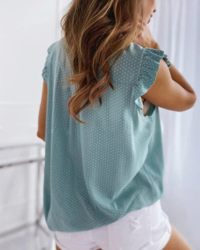 Séraphine™ | Blouse avec Détail Nœud pour Femmes