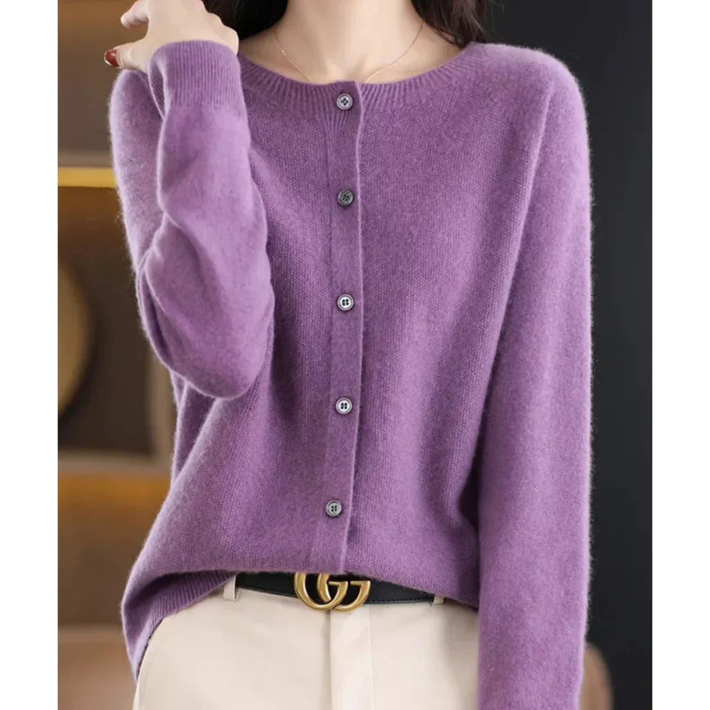 Séraphine™ | Sanna – Cardigan en Laine pour Femmes
