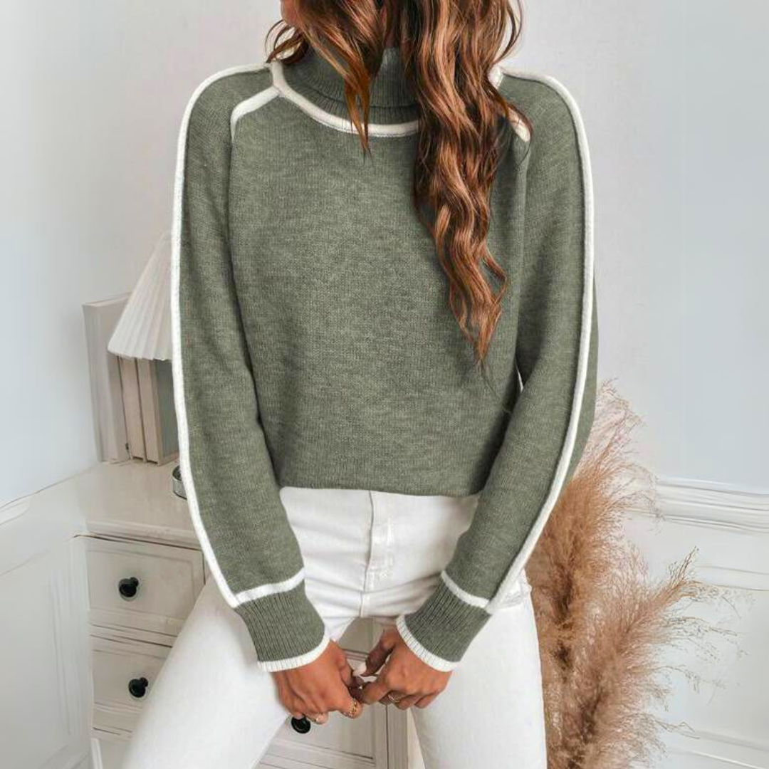 Séraphine™ | Pull Roulé Élégant
