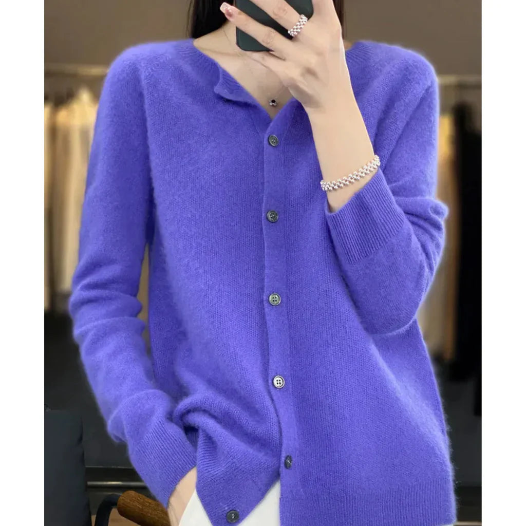 Séraphine™ | Sanna – Cardigan en Laine pour Femmes