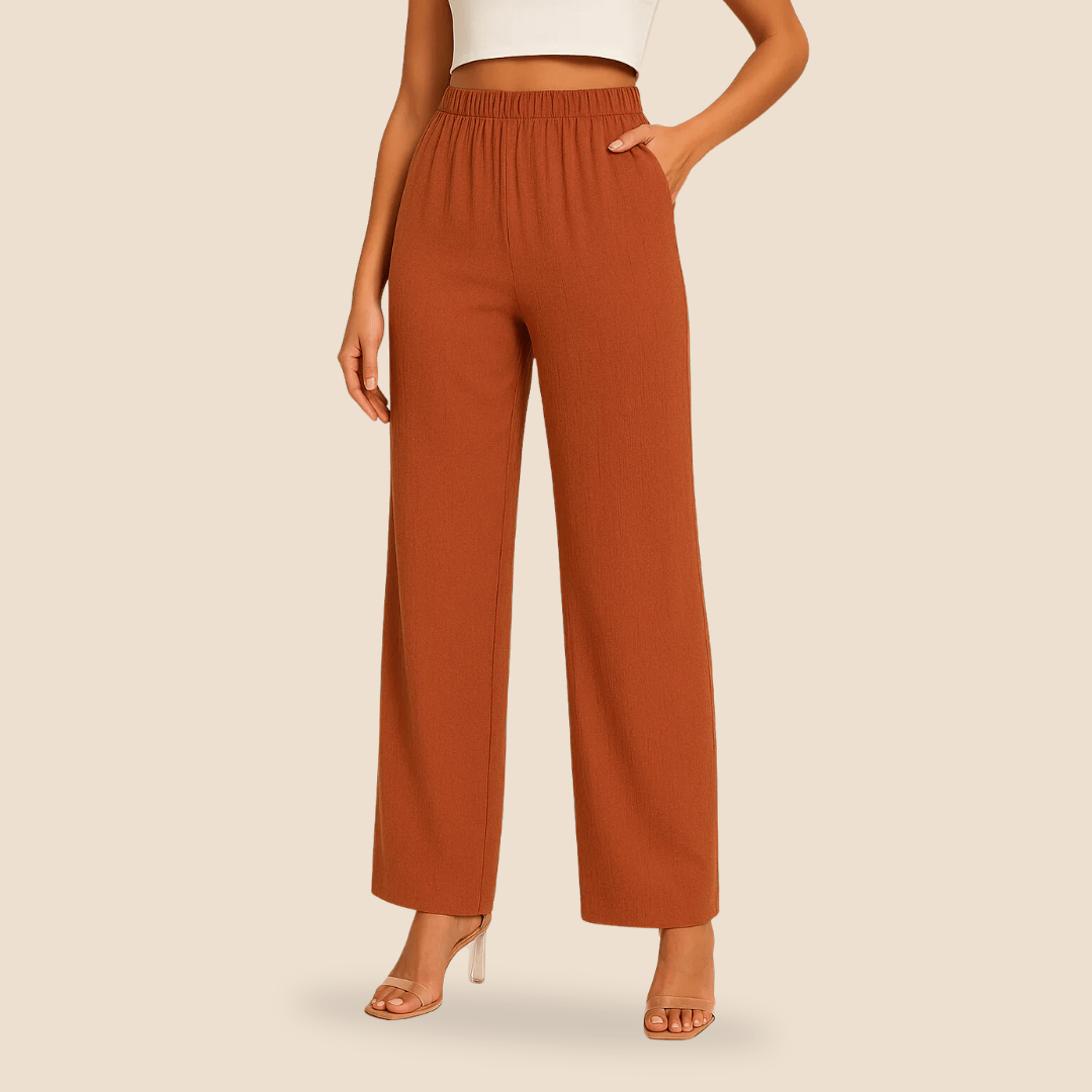 Séraphine™ | Pantalon Droit Élastique