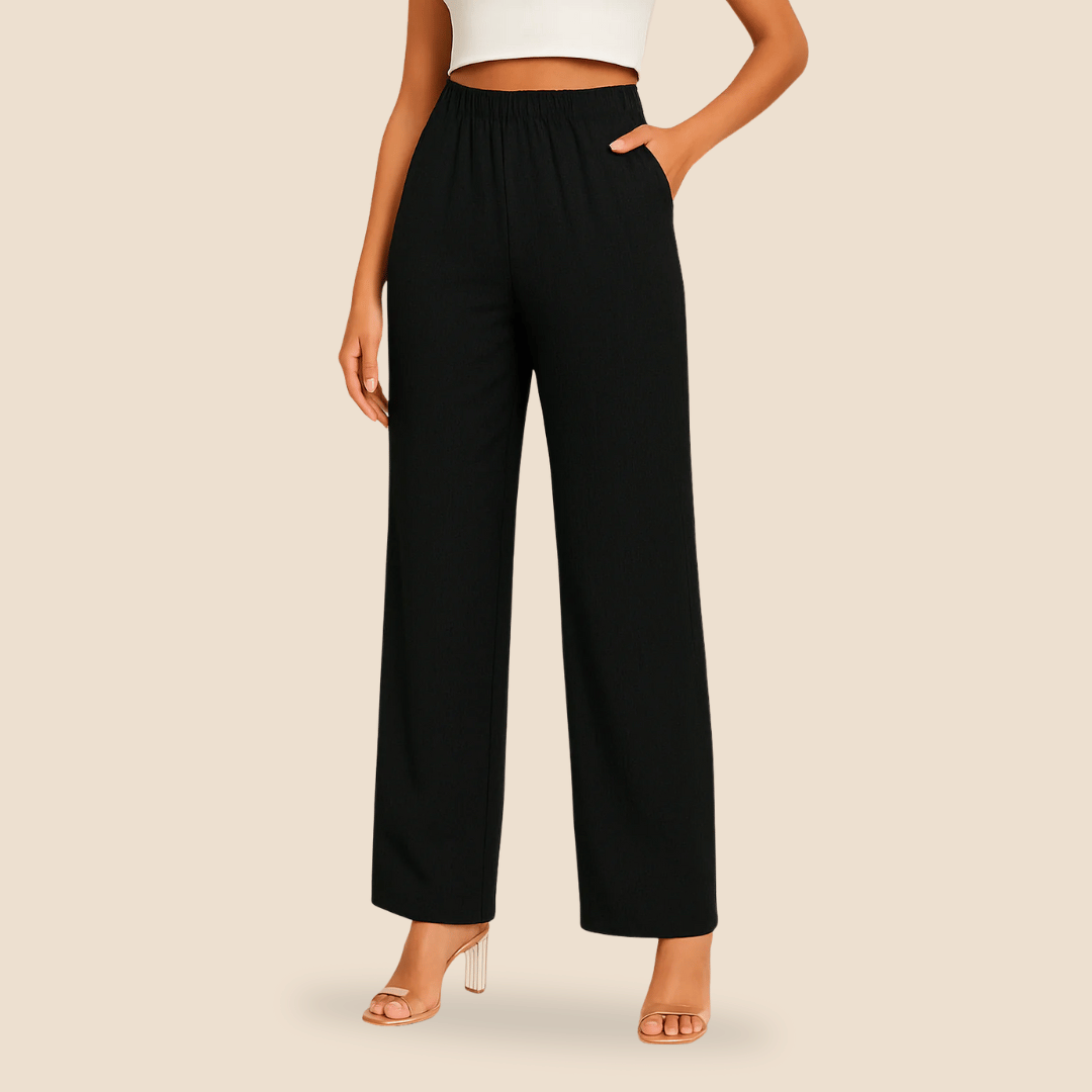 Séraphine™ | Pantalon Droit Élastique