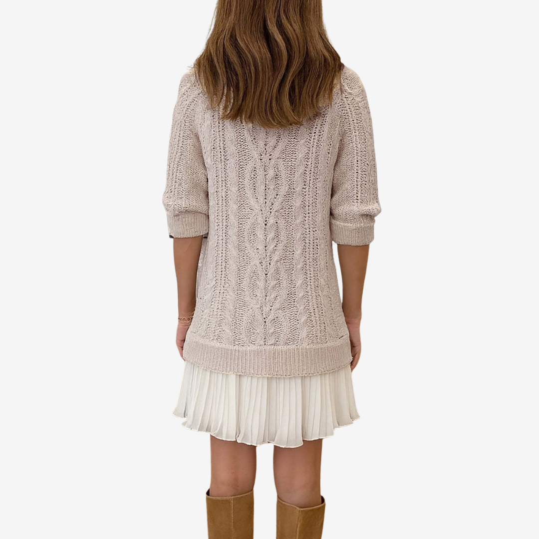 Séraphine™ | Robe Pull en Maille