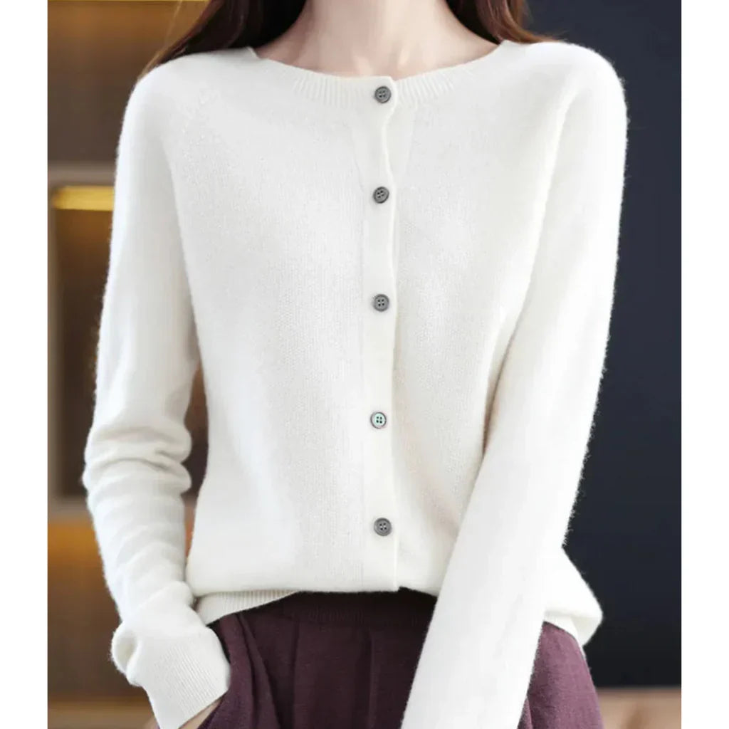 Séraphine™ | Sanna – Cardigan en Laine pour Femmes