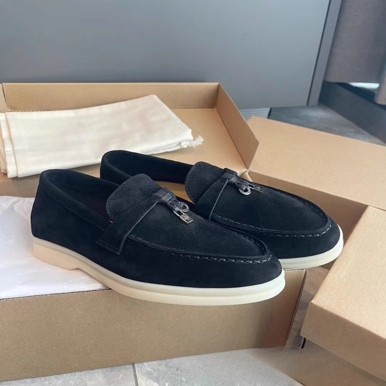 Séraphine™ | Mocassins en Suède | Chaussures pour Femmes