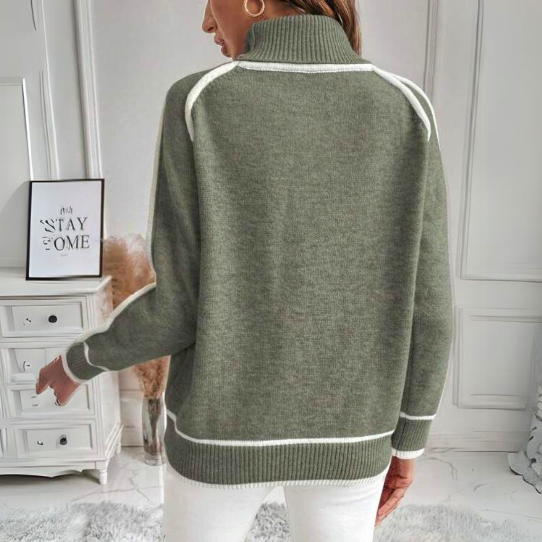 Séraphine™ | Pull Roulé Élégant