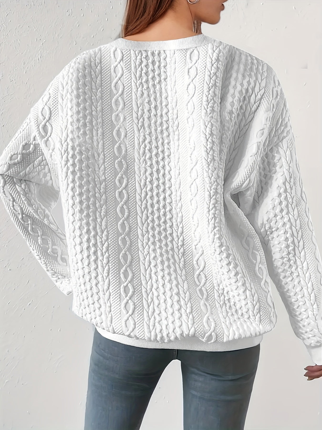 Séraphine™  | Pull torsadé classique pour femmes