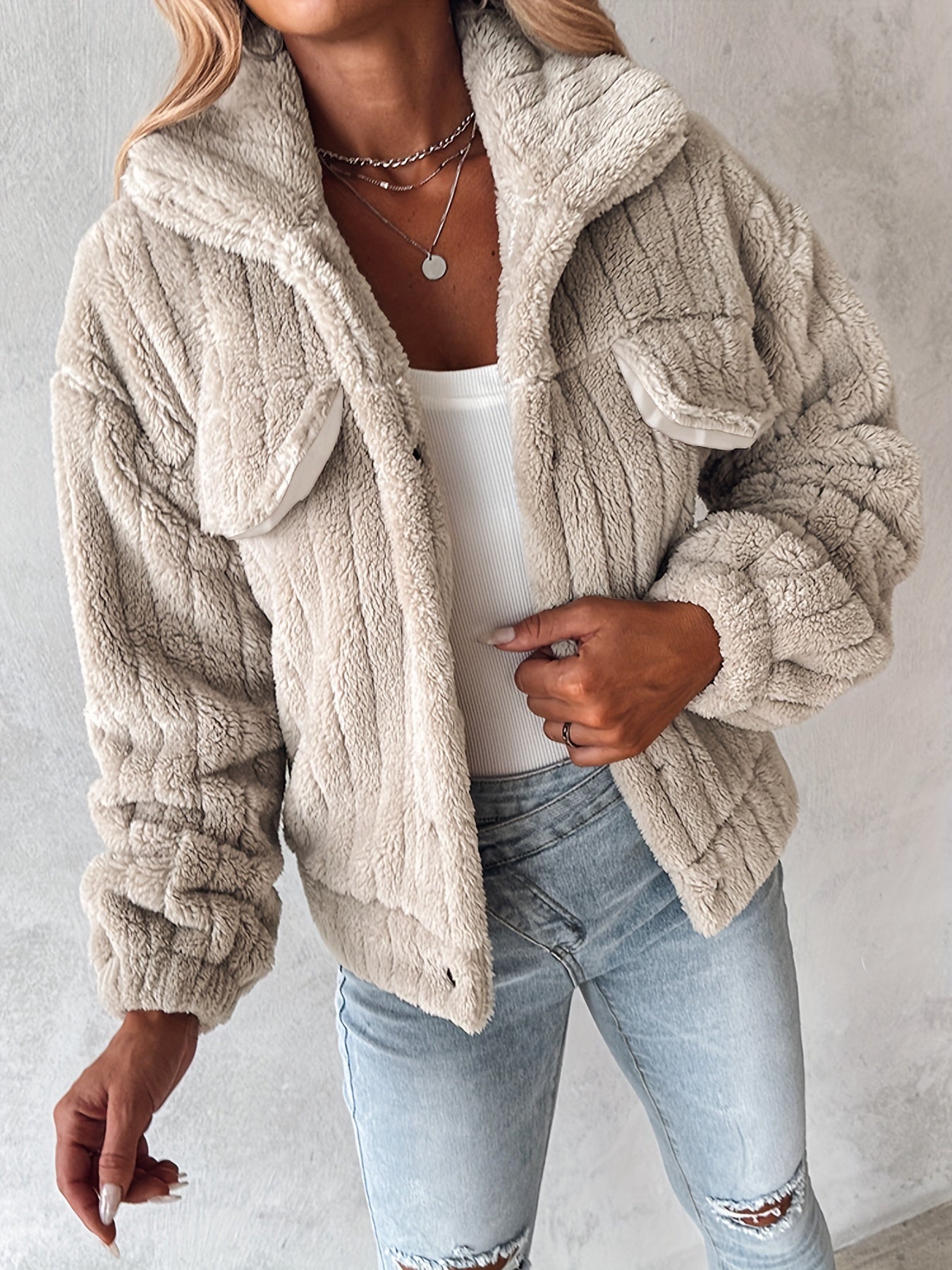 Séraphine™ | Veste teddy douce