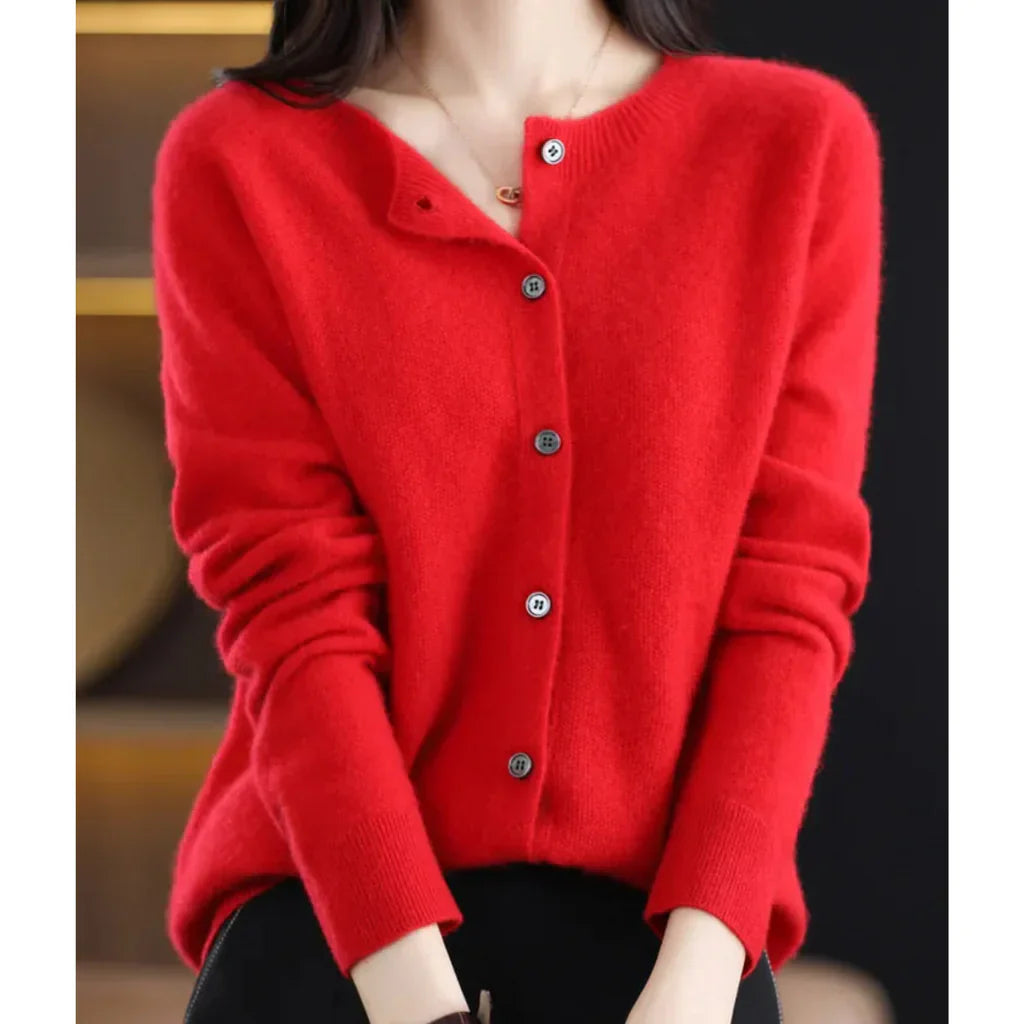 Séraphine™ | Sanna – Cardigan en Laine pour Femmes
