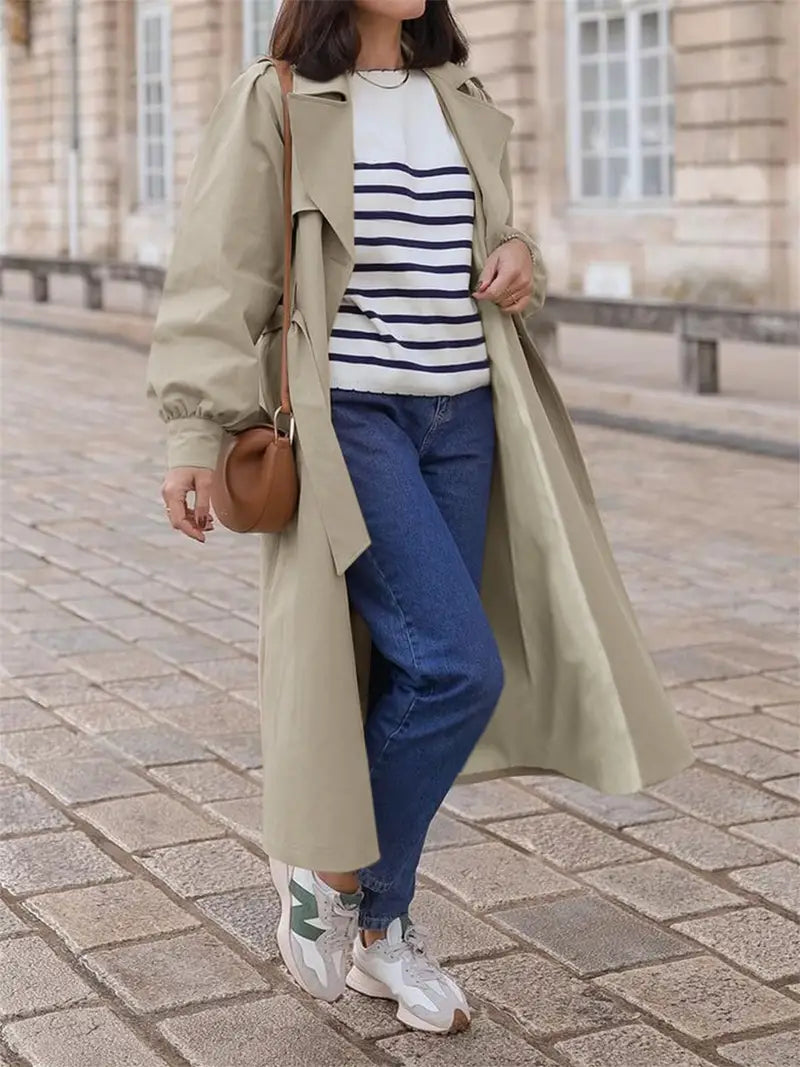Séraphine™ | Manteau Trench Long Imperméable Femme - Linda