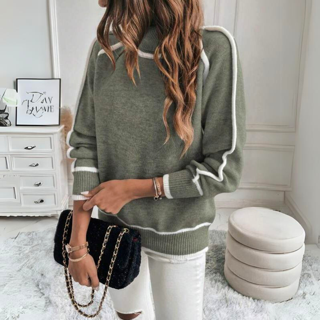 Séraphine™ | Pull Roulé Élégant