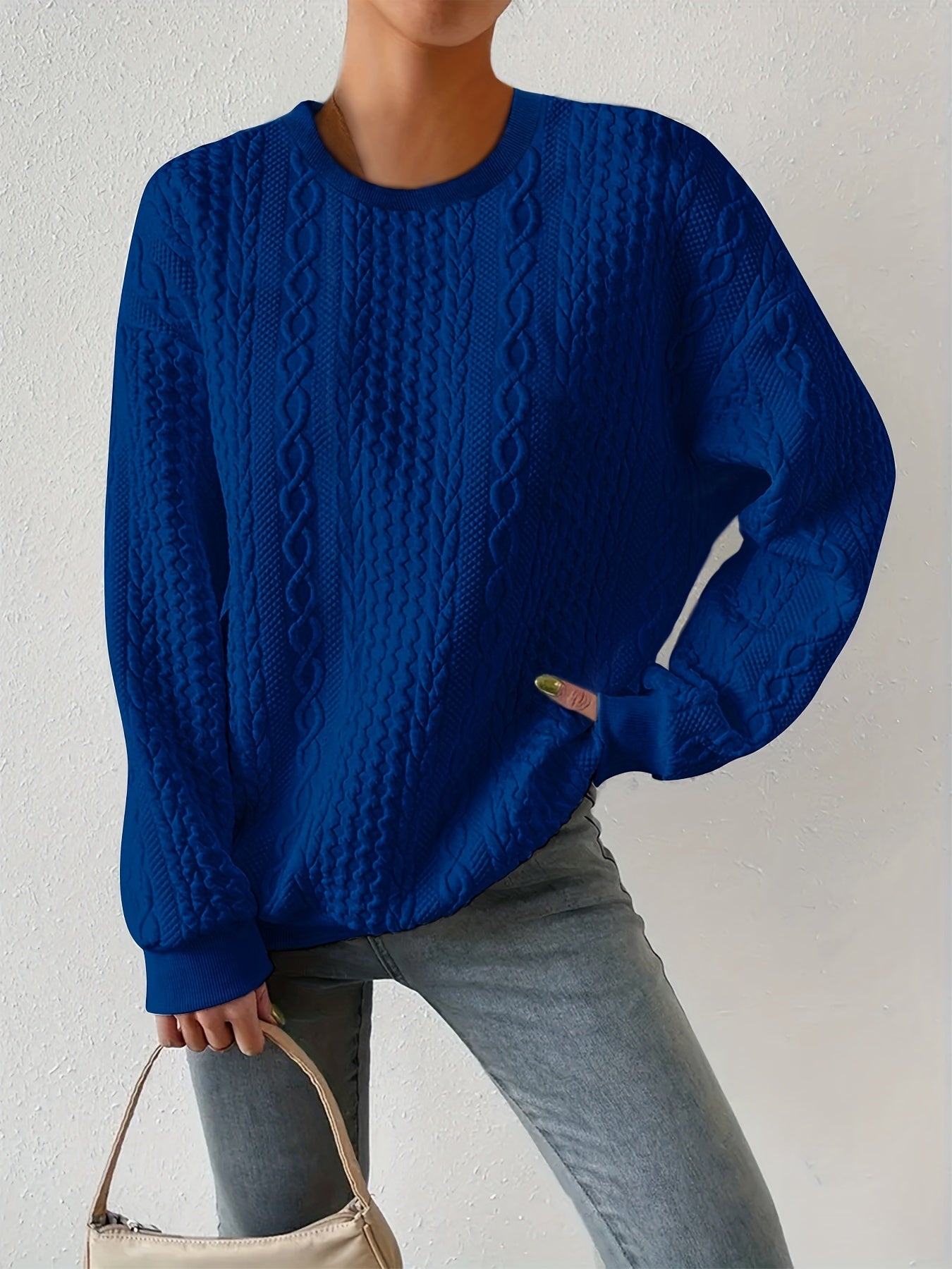 Séraphine™  | Pull torsadé classique pour femmes
