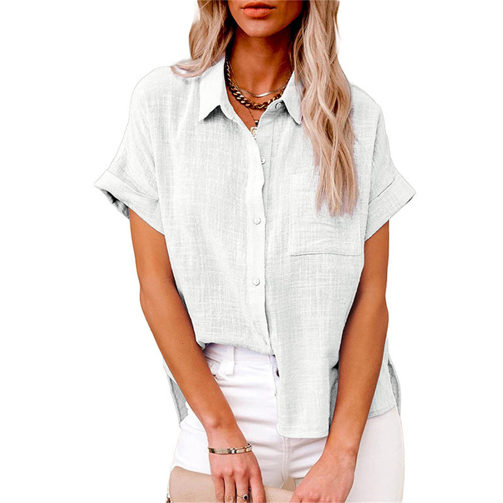 Séraphine™ | Blouse Légère en Coton-Lin pour Femmes
