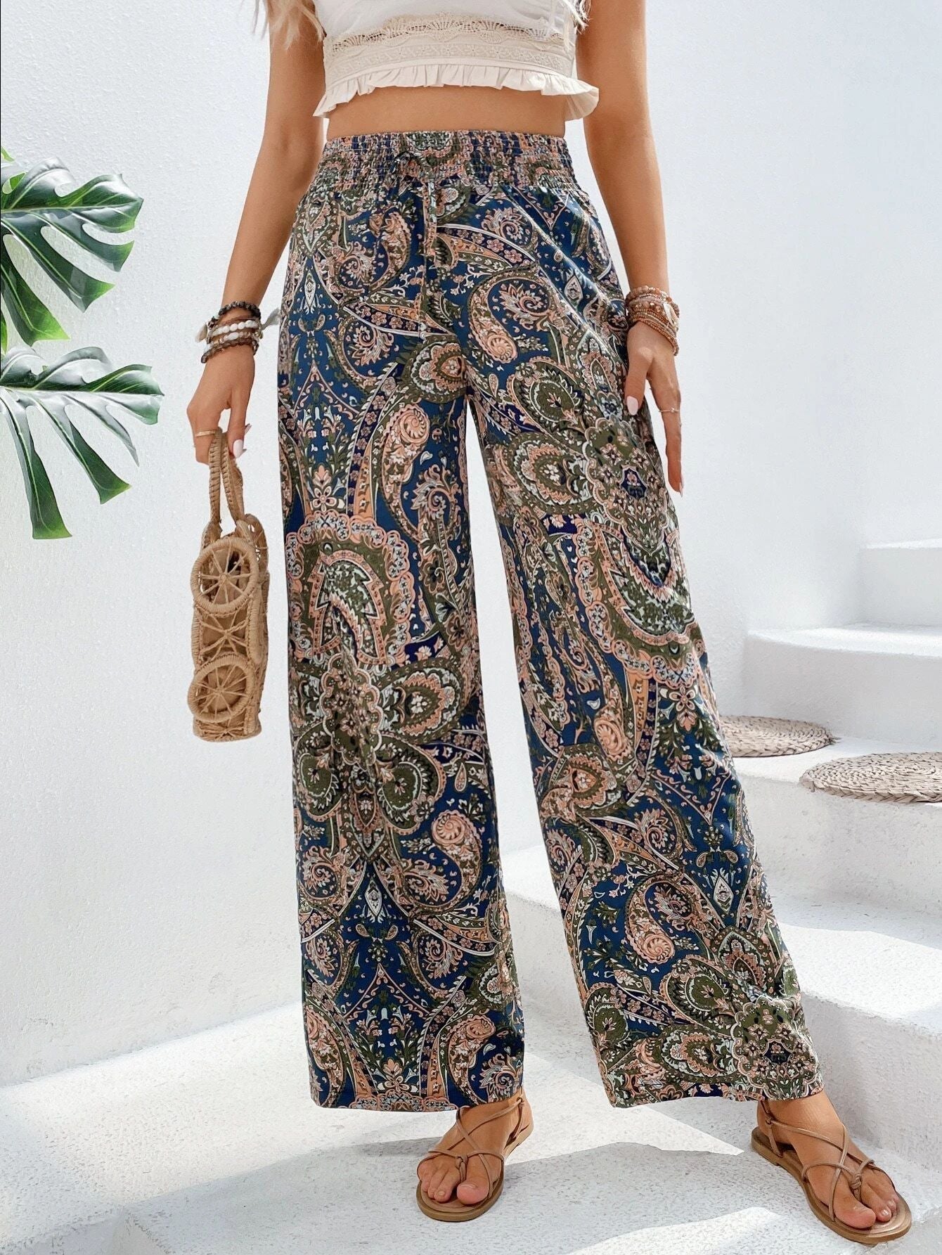 Séraphine™ | Pantalon Bohémien Chic