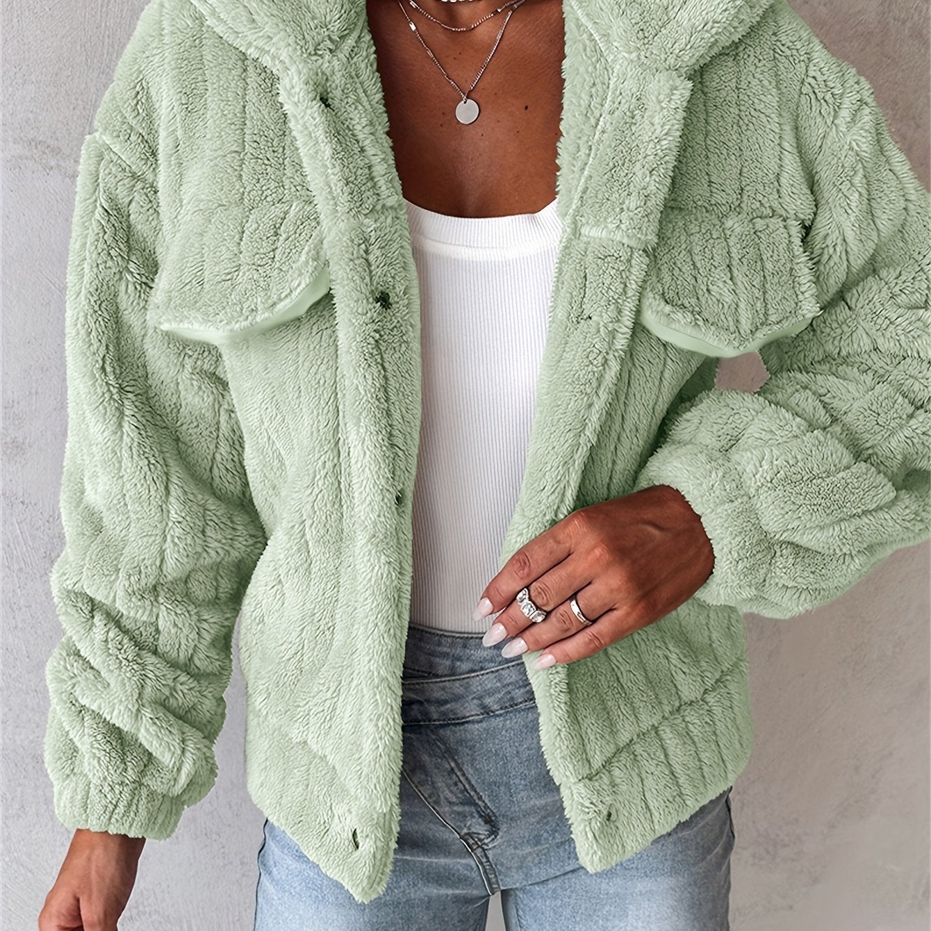 Séraphine™ | Veste teddy douce