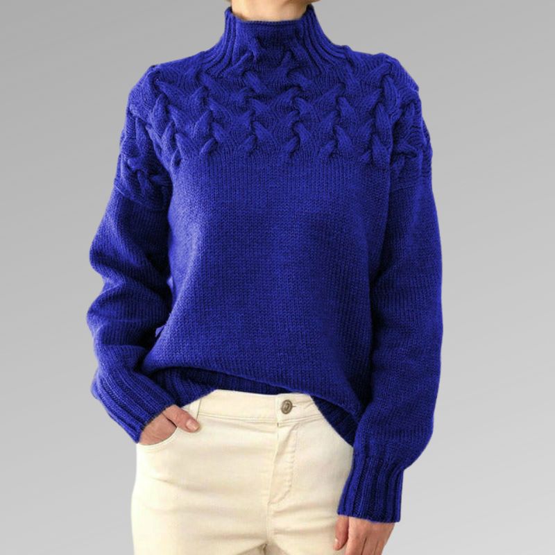 Séraphine™ | Victoire | Pull Maille Torsadée Élégante