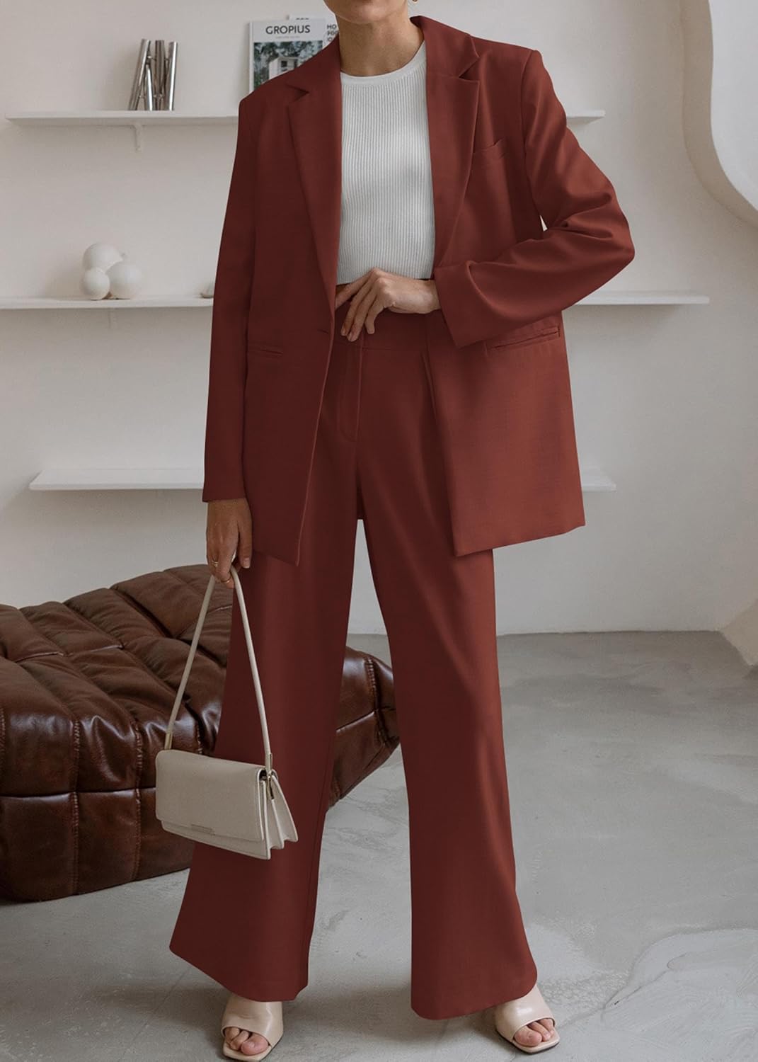 Séraphine™ | Ensemble Blazer et Pantalon Femme - Bureau et Casual