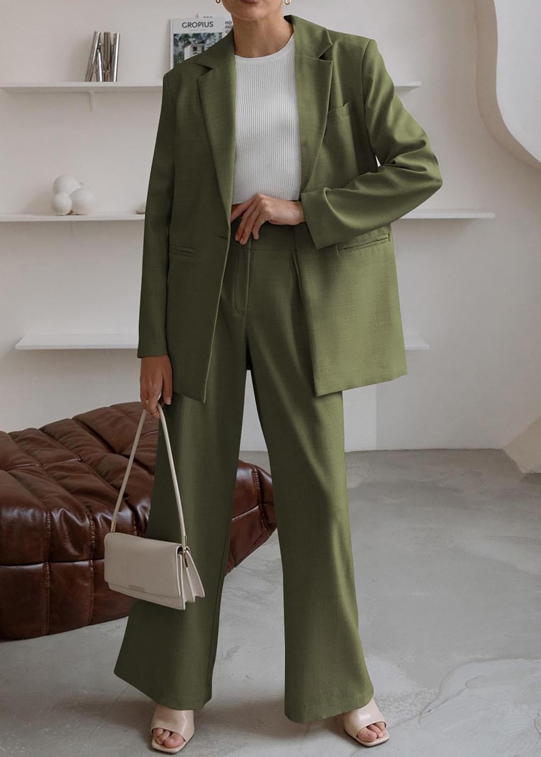 Séraphine™ | Ensemble Blazer et Pantalon Femme - Bureau et Casual