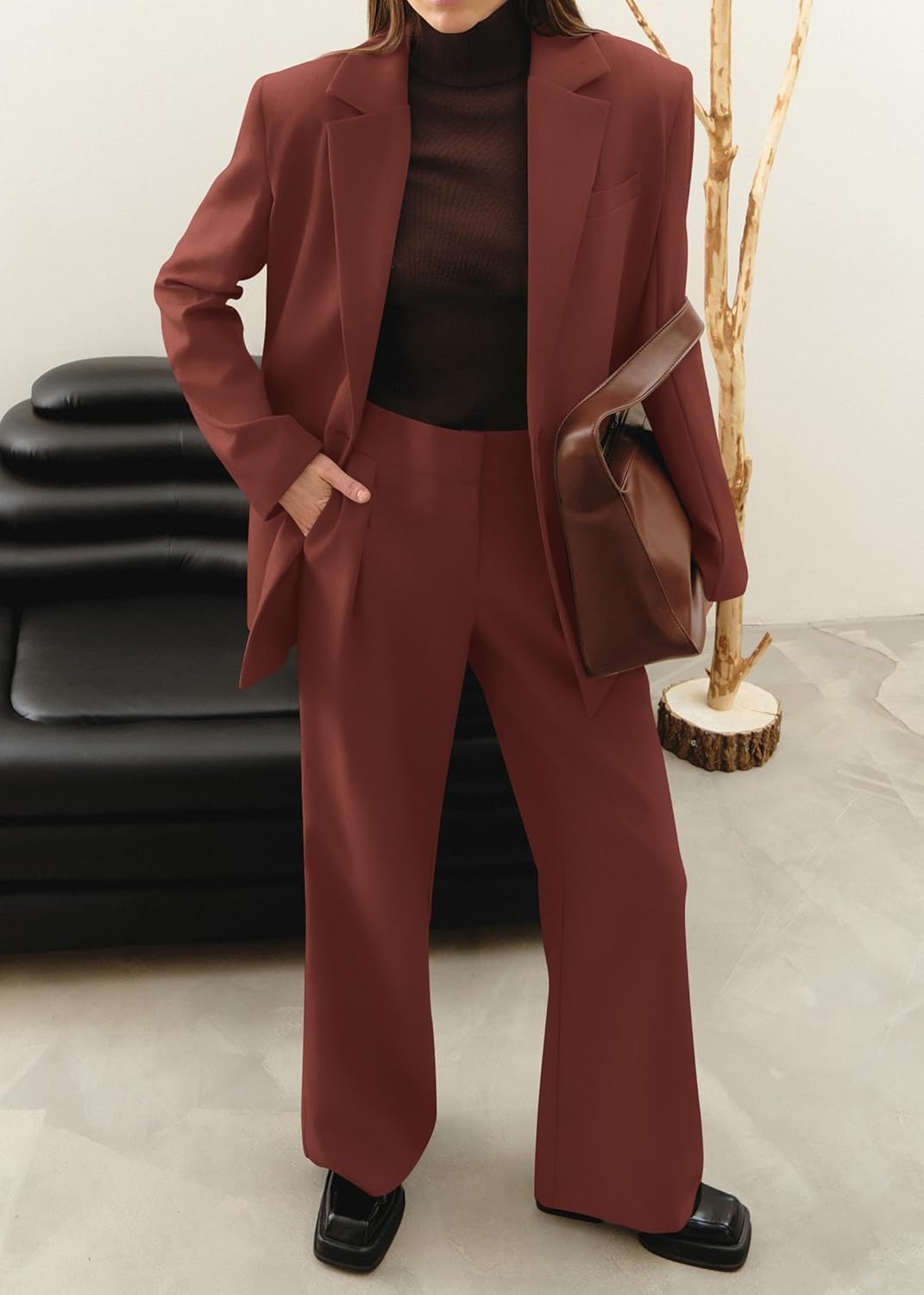 Séraphine™ | Ensemble Blazer et Pantalon Femme - Bureau et Casual