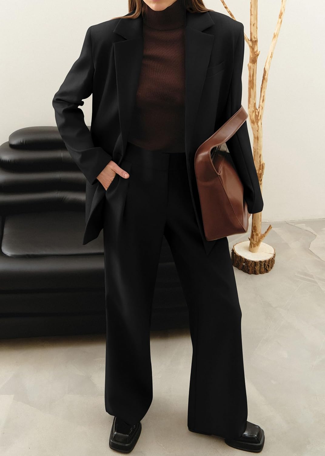 Séraphine™ | Ensemble Blazer et Pantalon Femme - Bureau et Casual