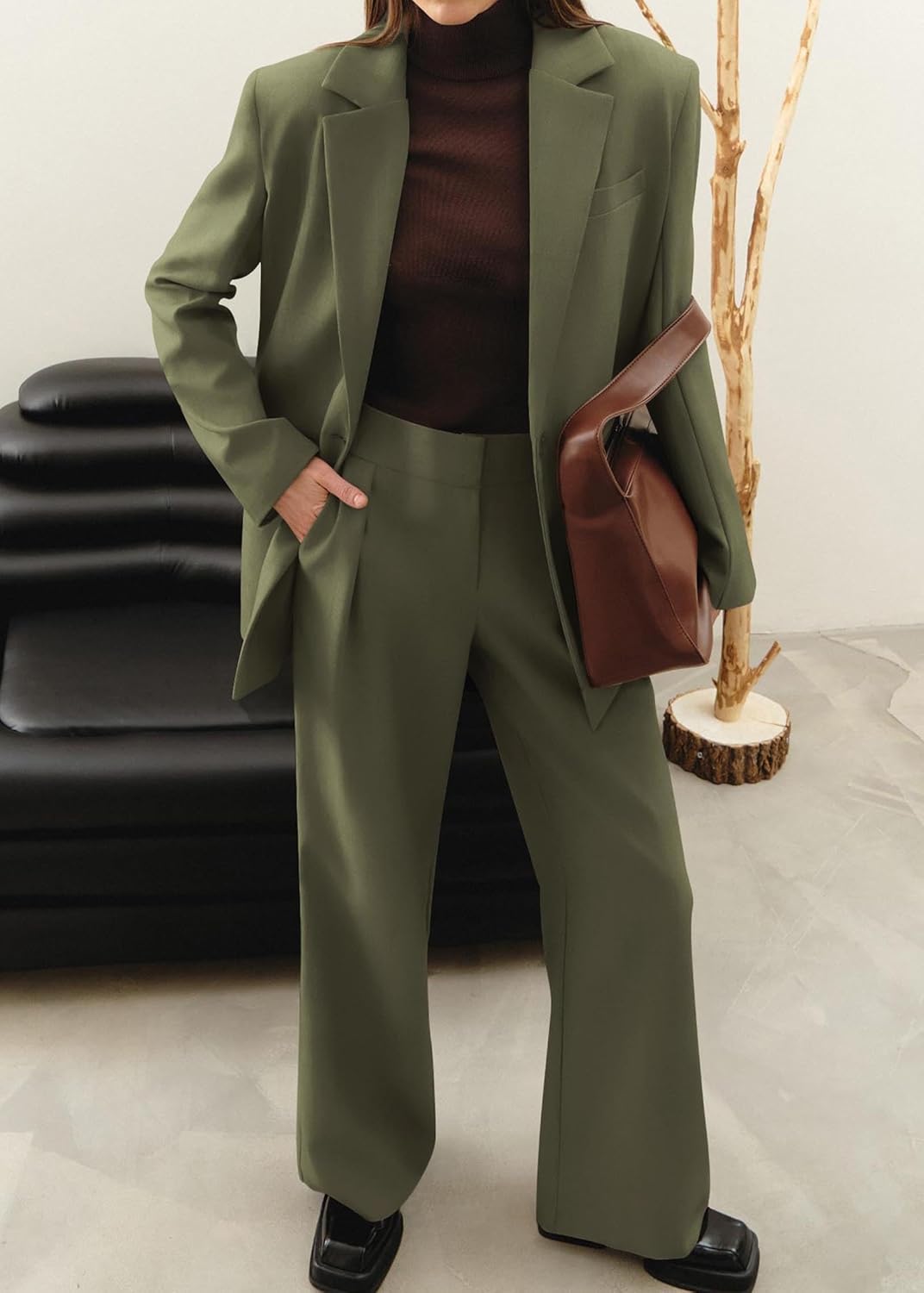 Séraphine™ | Ensemble Blazer et Pantalon Femme - Bureau et Casual