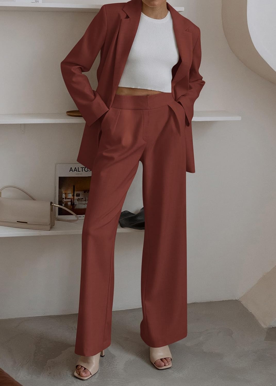 Séraphine™ | Ensemble Blazer et Pantalon Femme - Bureau et Casual