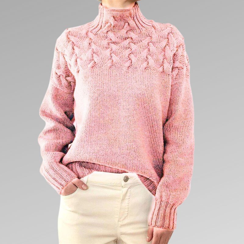 Séraphine™ | Victoire | Pull Maille Torsadée Élégante