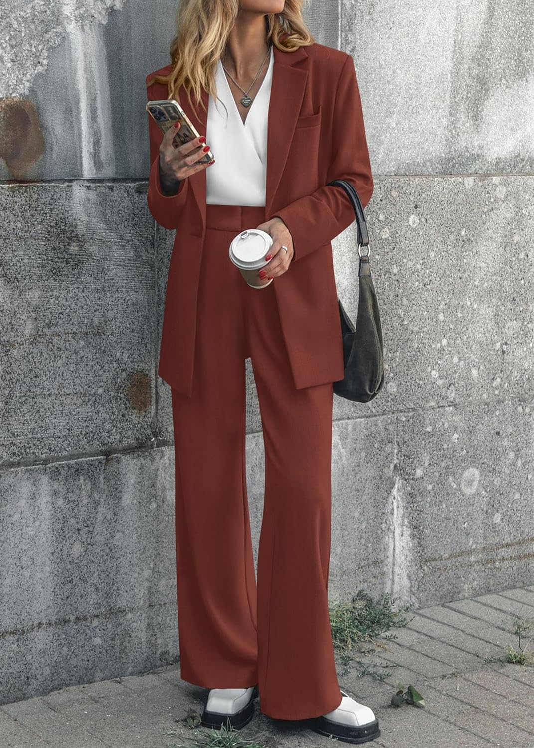 Séraphine™ |  Ensemble Blazer et Pantalon Femme pour Bureau et Casual