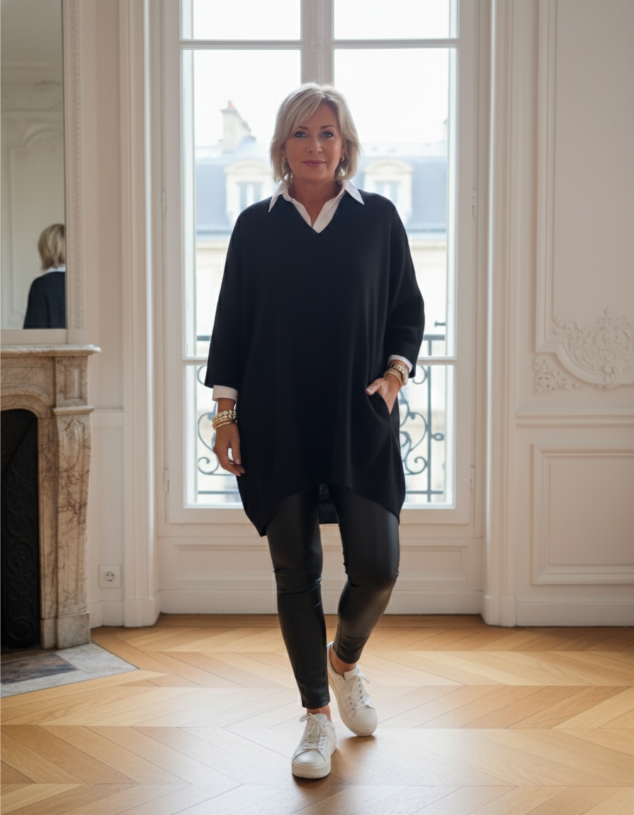 Séraphine™ | Béatrice | Pull Cachemire Confort Élégant