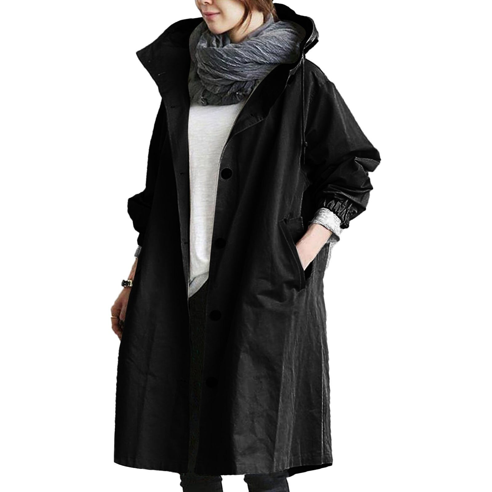 Séraphine™ Manteau de Pluie Long Trenchcoat pour Femmes