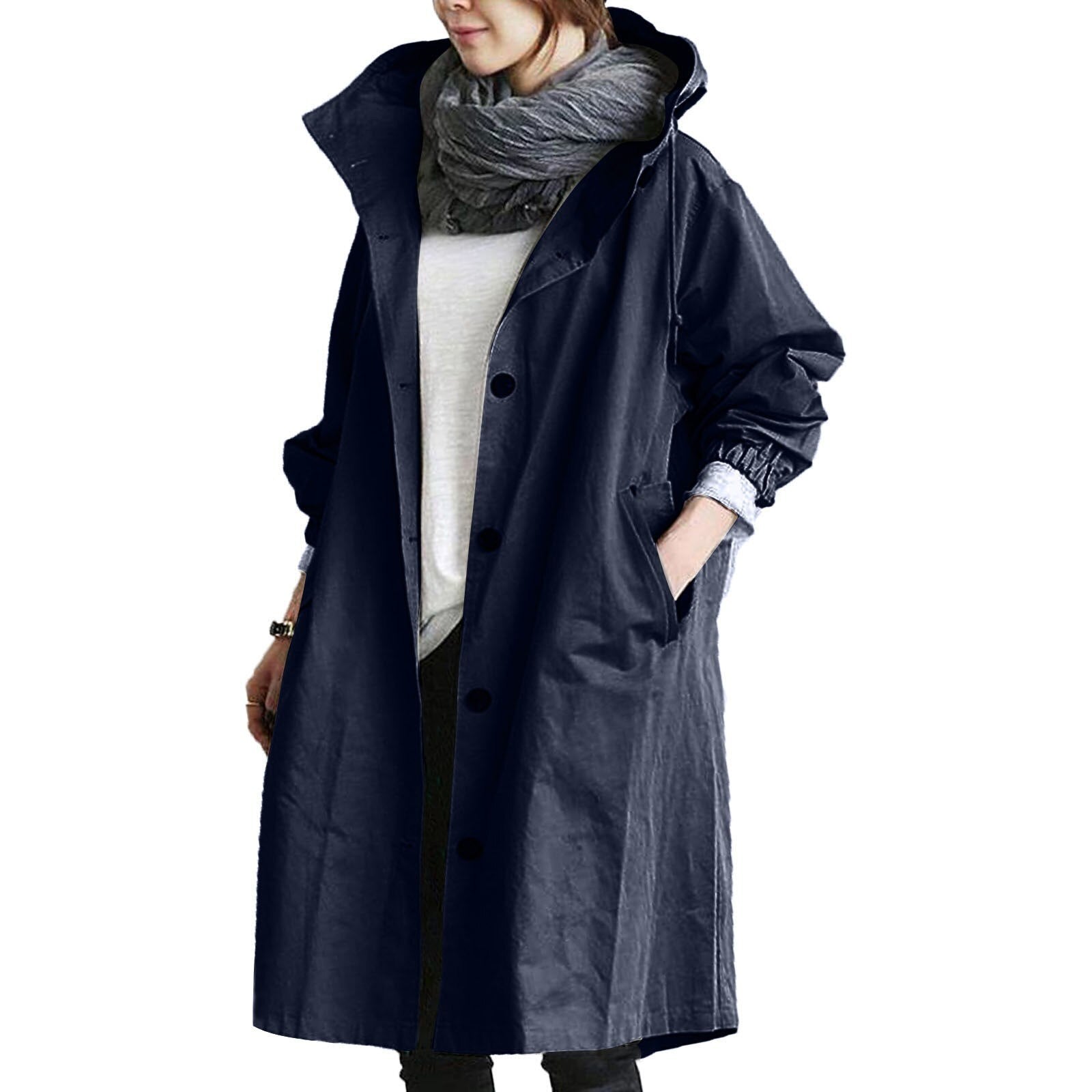Séraphine™ Manteau de Pluie Long Trenchcoat pour Femmes