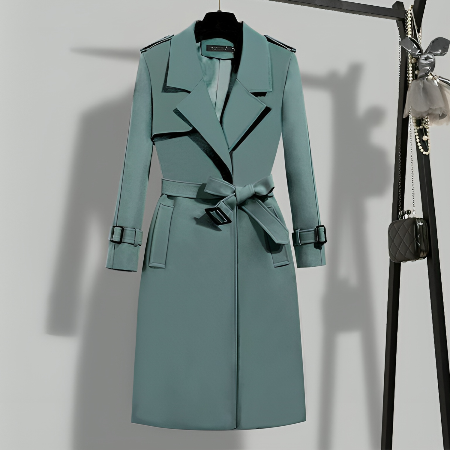 Séraphine™ | Jade - Trench-coat Élégant et Svelte pour Femmes