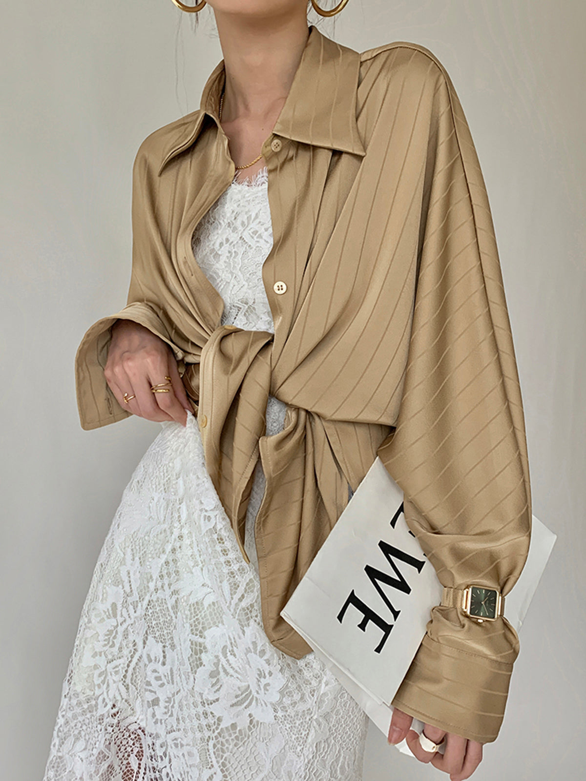 Séraphine™ | Blouse Décontractée Oversized