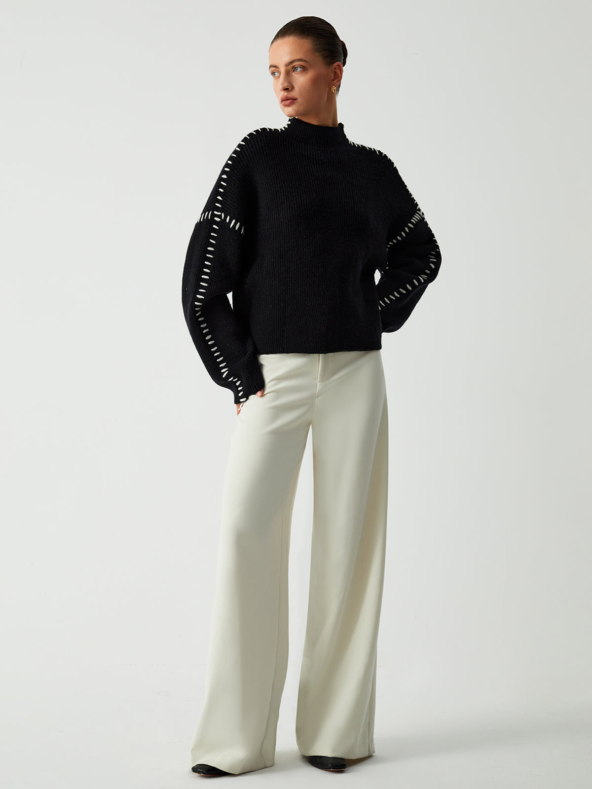 Séraphine™ | Éliane | Pull Découpes Élégantes