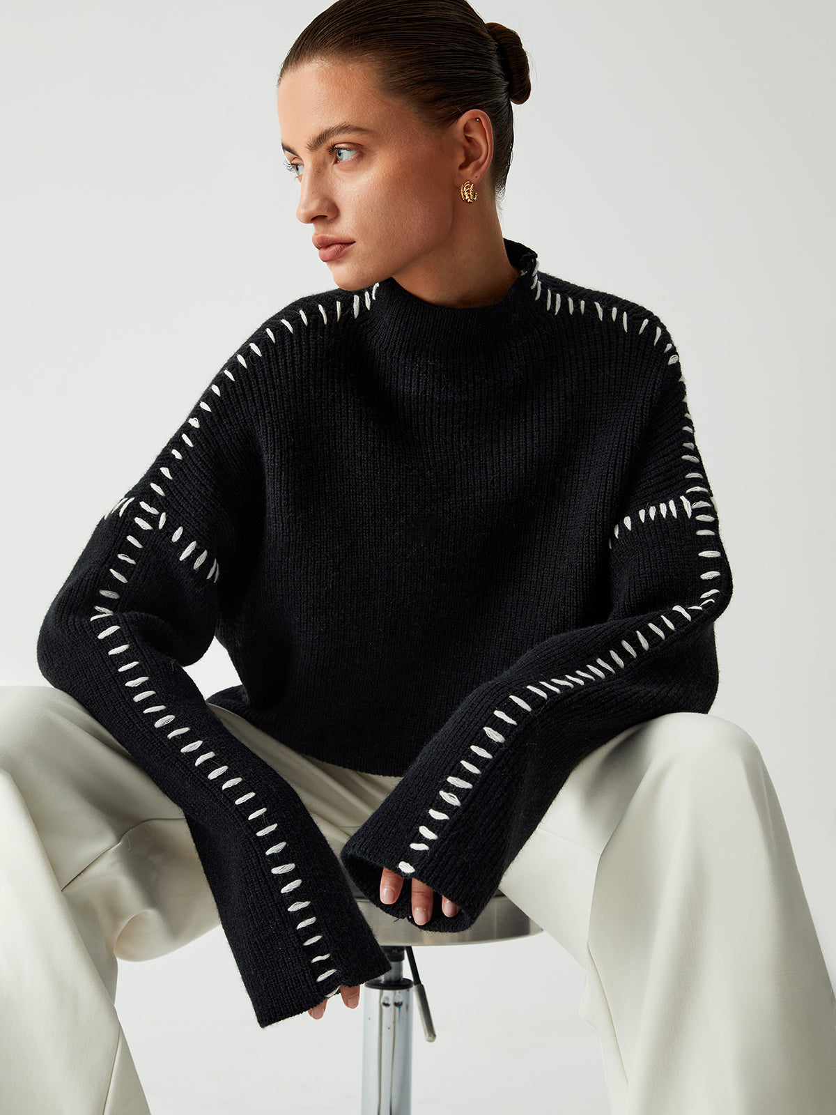 Séraphine™ | Éliane | Pull Découpes Élégantes