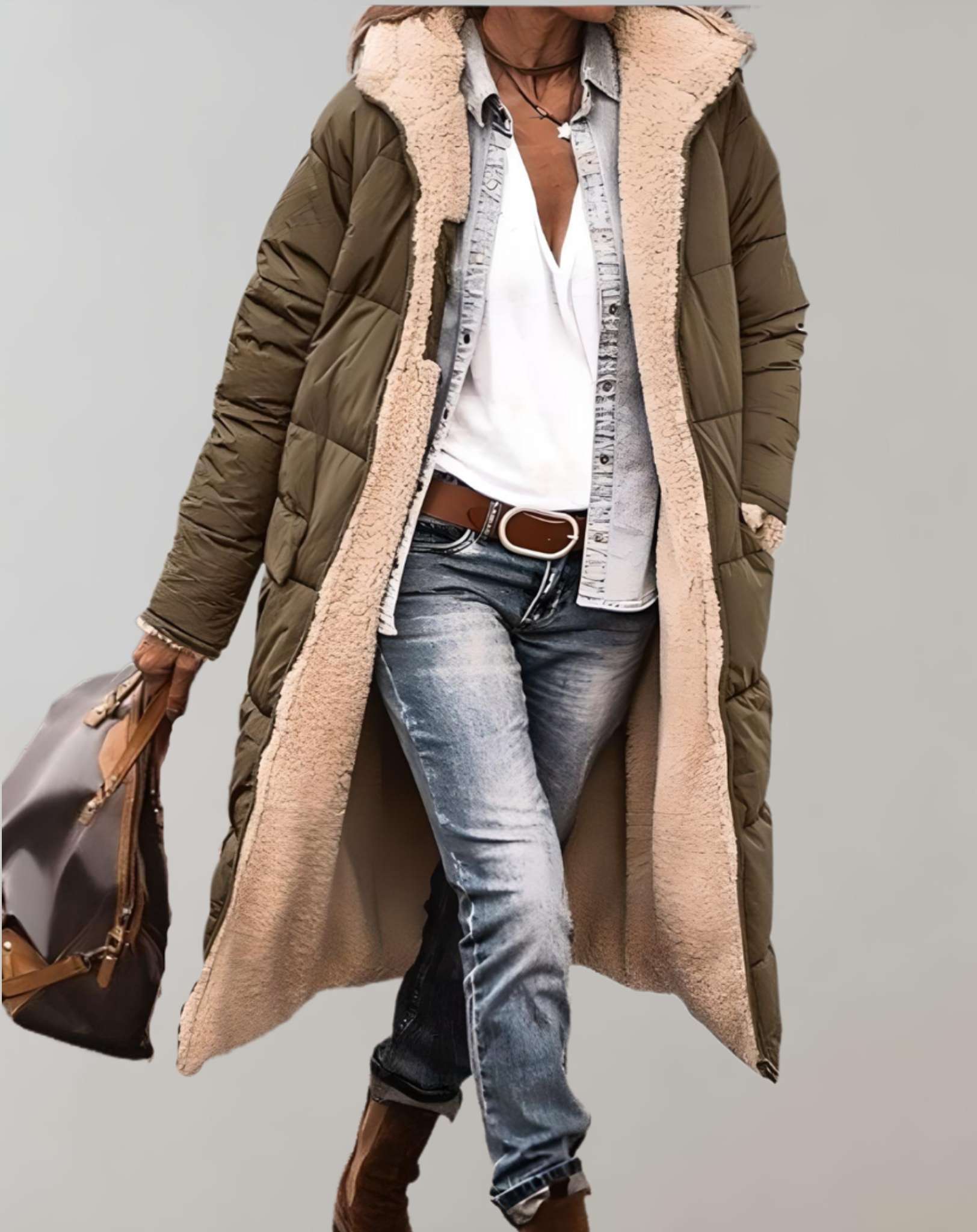 Séraphine™ | Manteau d'hiver chaud avec doublure en polaire pour femmes