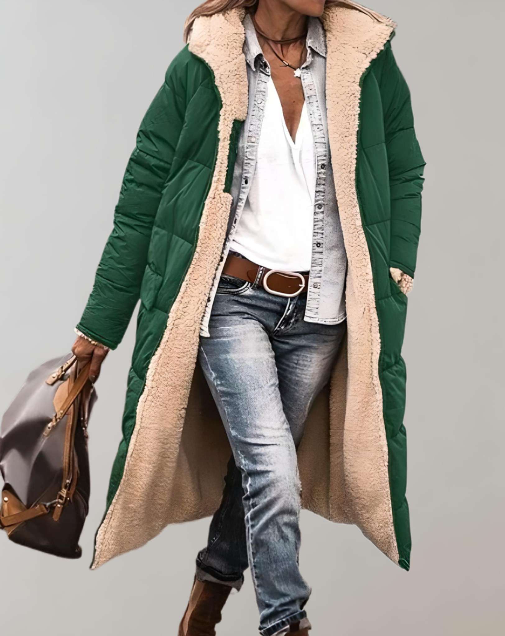 Séraphine™ | Manteau d'hiver chaud avec doublure en polaire pour femmes