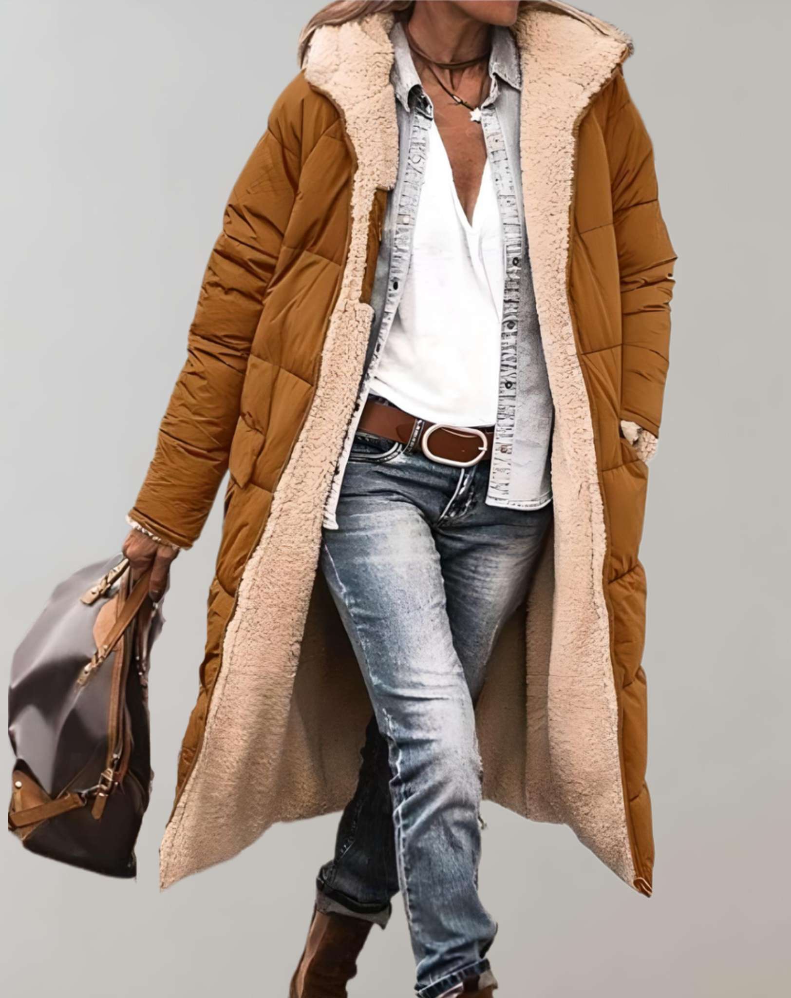 Séraphine™ | Manteau d'hiver chaud avec doublure en polaire pour femmes