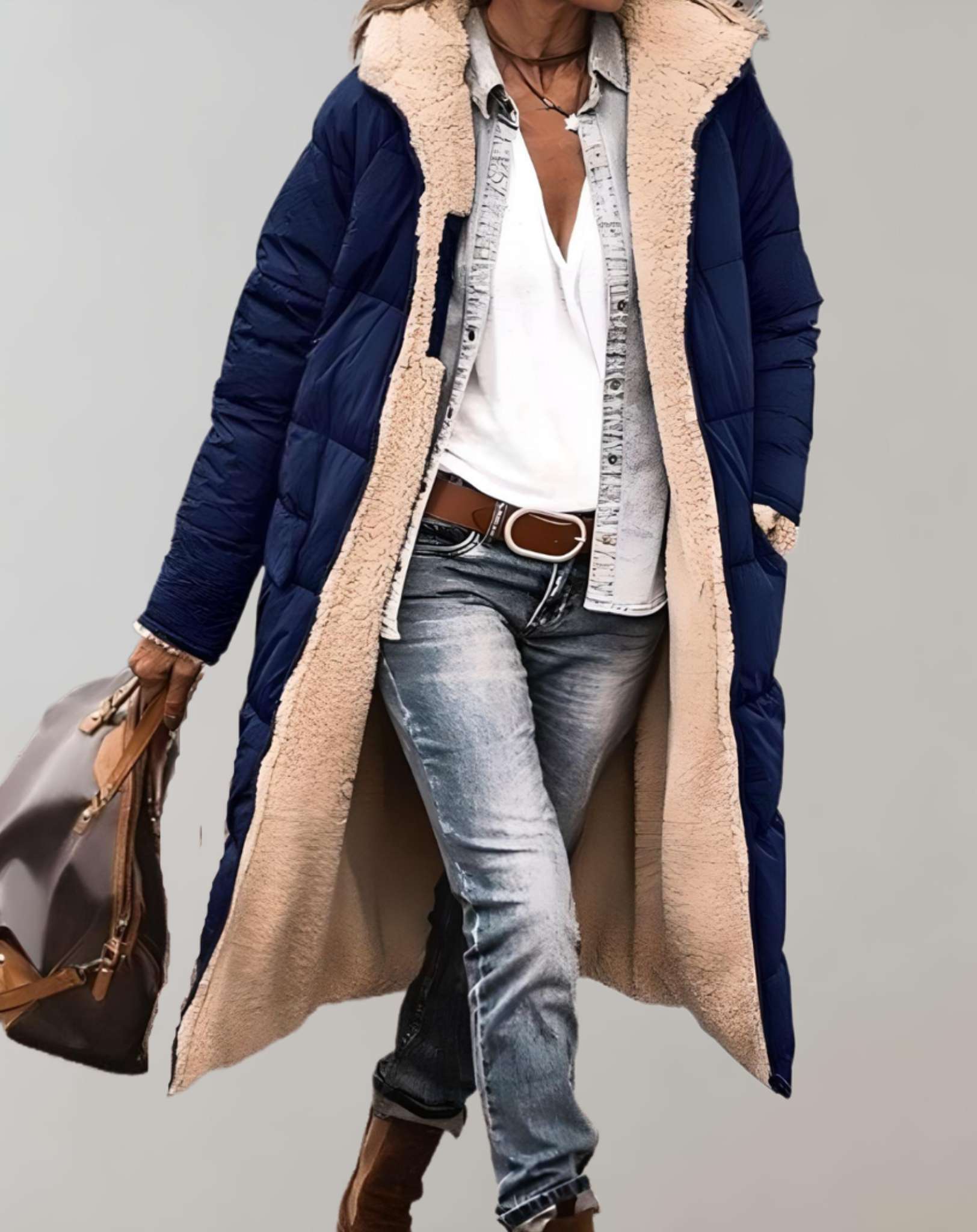 Séraphine™ | Manteau d'hiver chaud avec doublure en polaire pour femmes
